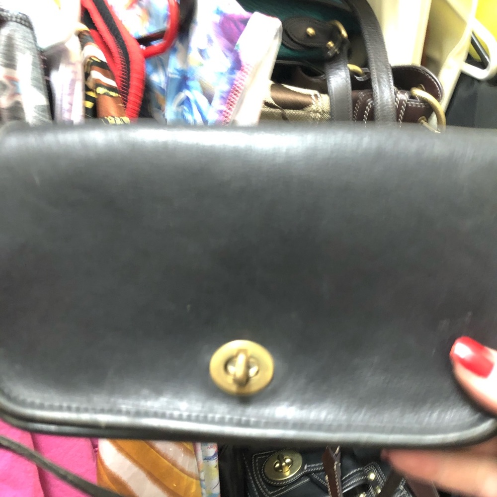 Vintage coach purse black